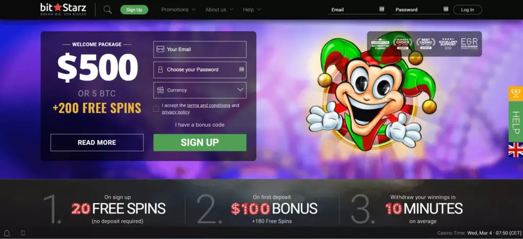 Казино Битстарз