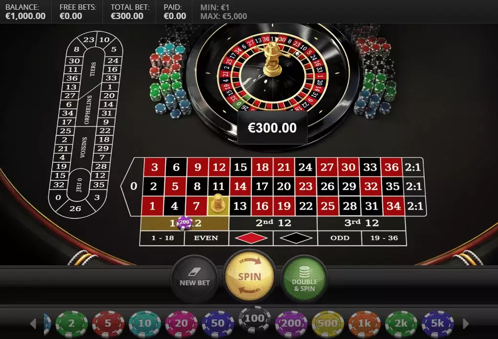 Популярная версия онлайн рулетки